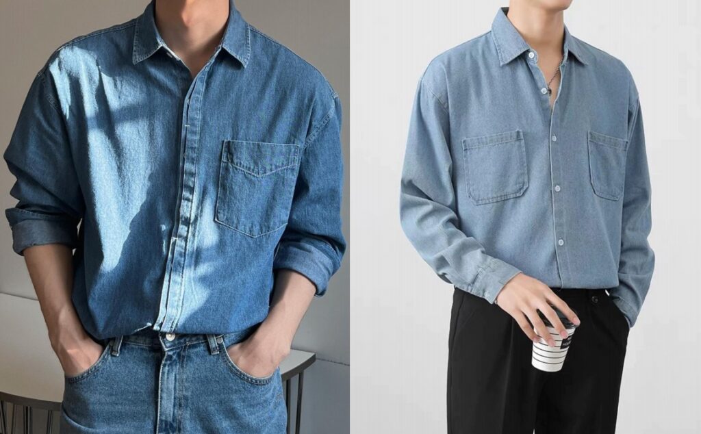 mẫu-áo-sơ-mi-denim